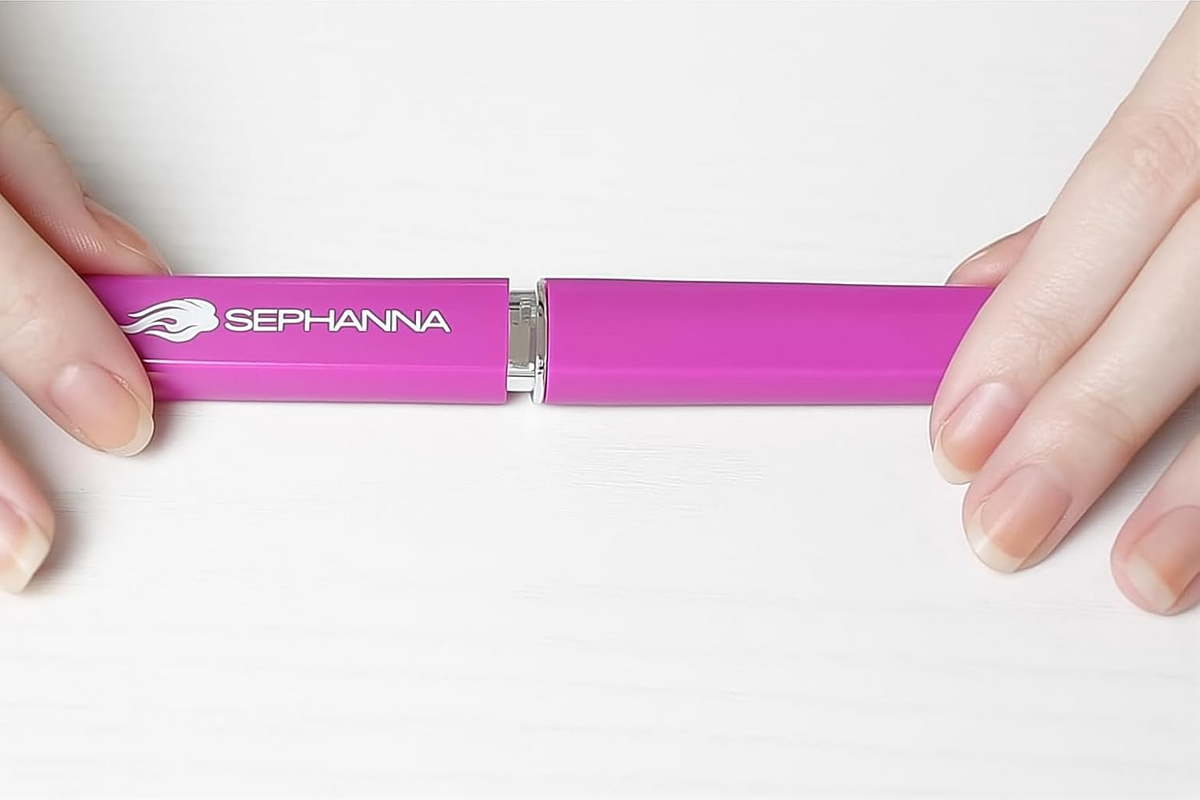 Sephanna 3 Pack Premium Crystal Glass Nail File for Natural Nails, Professional Glass Nail Files with case for Unisex, Portable Czech Glass Nail File Double Sided for Natural & Acrylic Nail Care