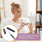 Sephanna 1 Pack Glass Nail File for Unisex Ultra Quality, Portable Crystal Nail File with Case for Mani & Pedicure- Smooth Finish for Natural & Acrylic Nails